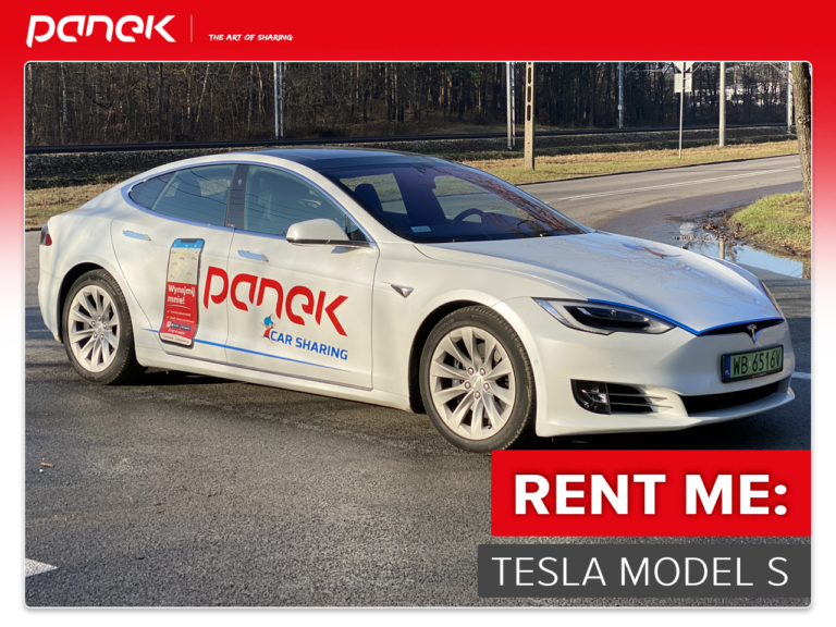Tesla Model S available at PANEK Rent a Car iPanek